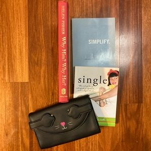 Wallet and book bundle